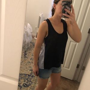 JCrew navy tank top XS